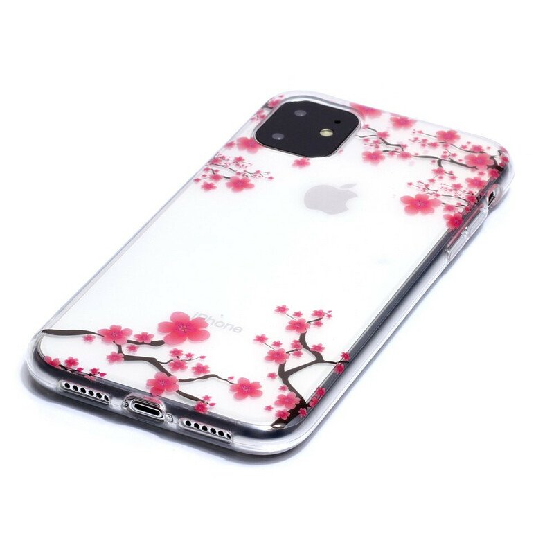 Mobilskal iPhone 11 Sömlöst Blommande Träd