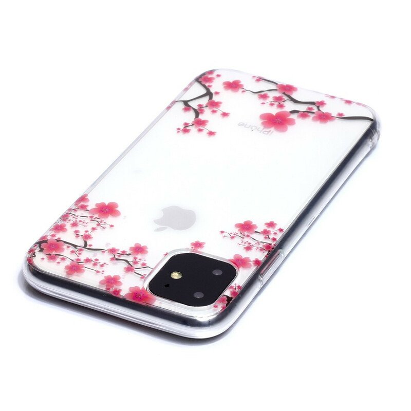 Mobilskal iPhone 11 Sömlöst Blommande Träd