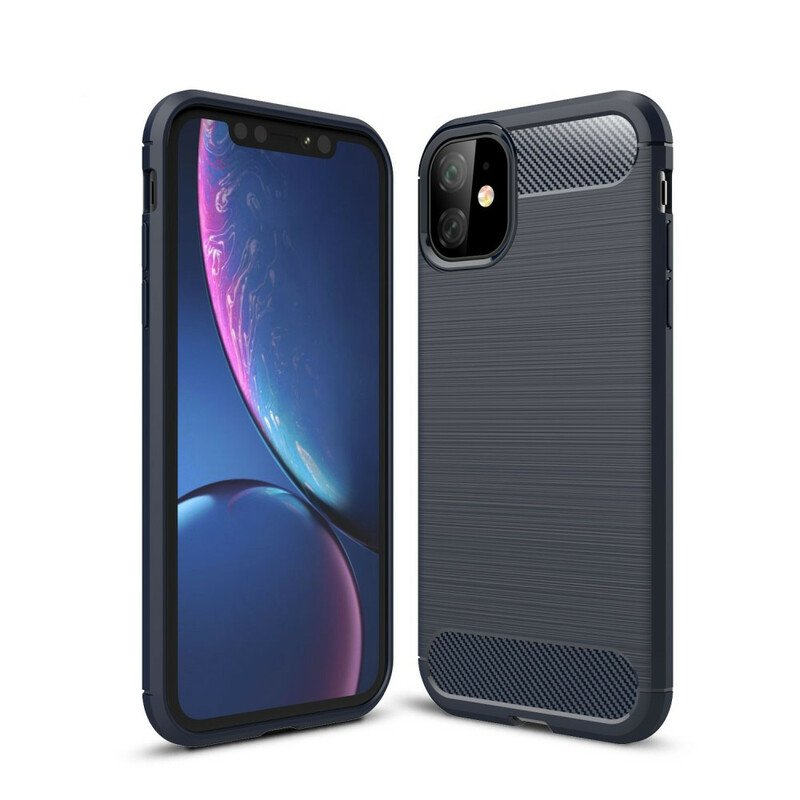 Skal iPhone 11 Borstad Kolfiber