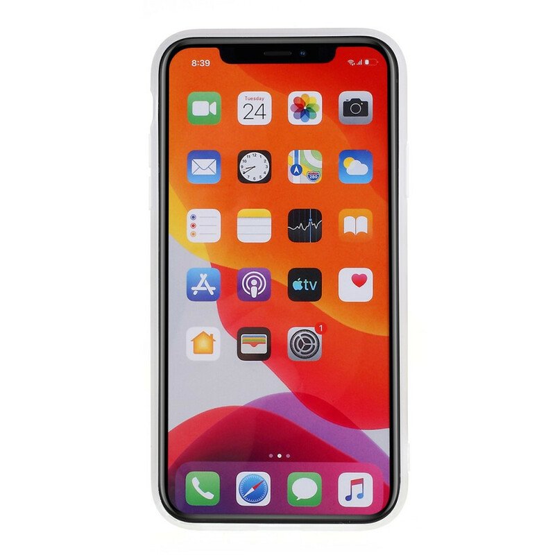 Skal iPhone 11 Färgglad Geometri Marmor