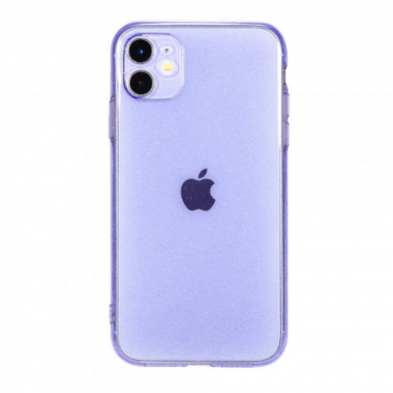 Skal iPhone 11 Fluorescerande Glitter