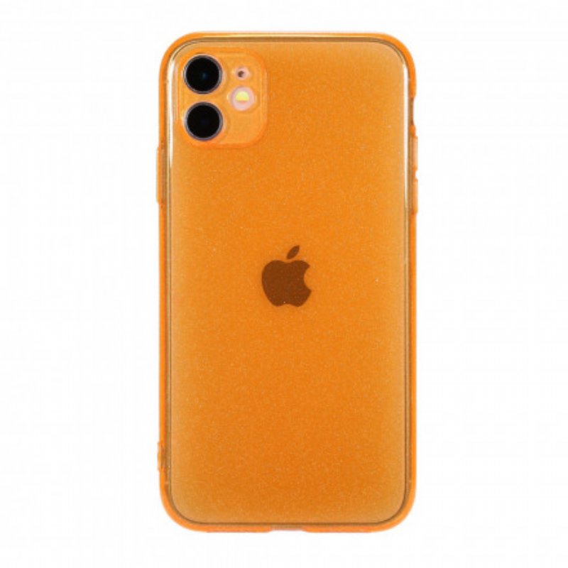 Skal iPhone 11 Fluorescerande Glitter