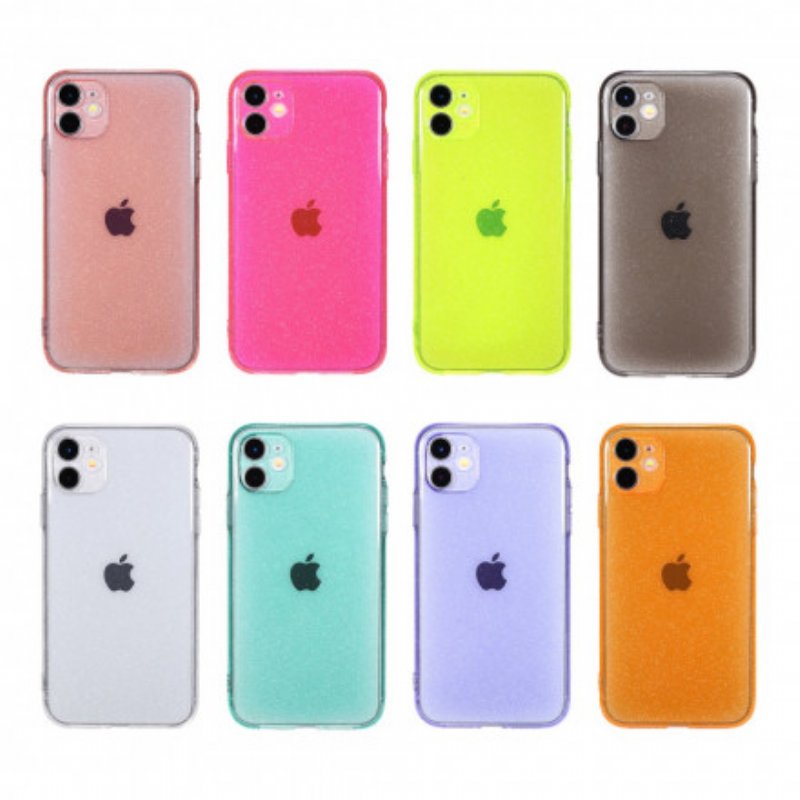 Skal iPhone 11 Fluorescerande Glitter