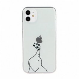 Skal iPhone 11 Logotyp För Panda Och Elefantspel