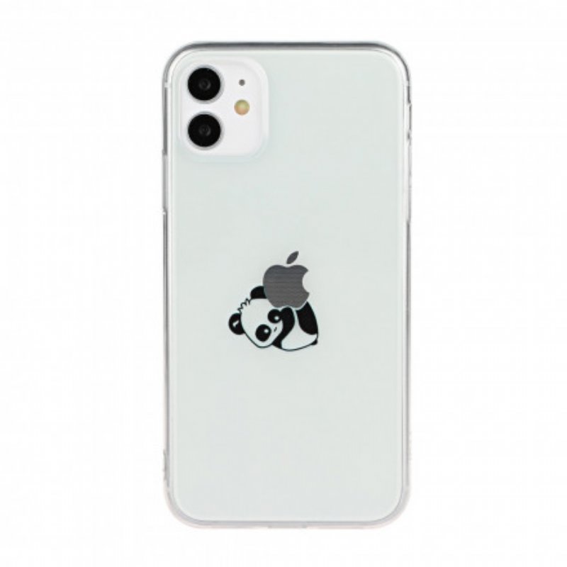 Skal iPhone 11 Panda-logotypspel