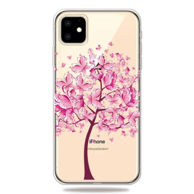 Skal iPhone 11 Rosa Trädtopp