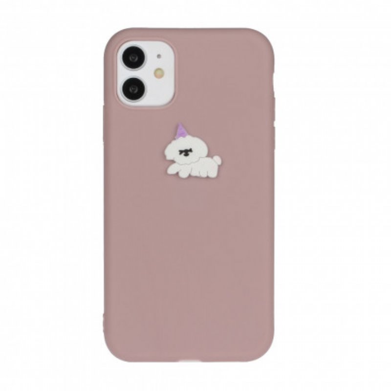 Skal iPhone 11 Silikonlogotyp Animal Fun