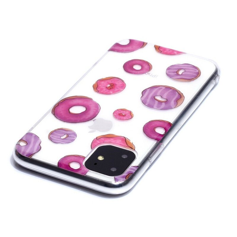 Skal iPhone 11 Sömlös Donut Fläkt