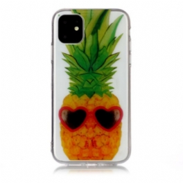 Skal iPhone 11 Sömlös Inkognito Ananas