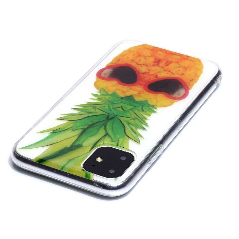 Skal iPhone 11 Sömlös Inkognito Ananas