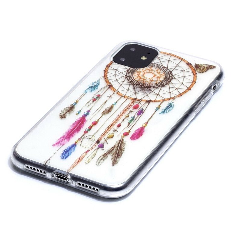 Skal iPhone 11 Transparent Dream Catcher Färgglad