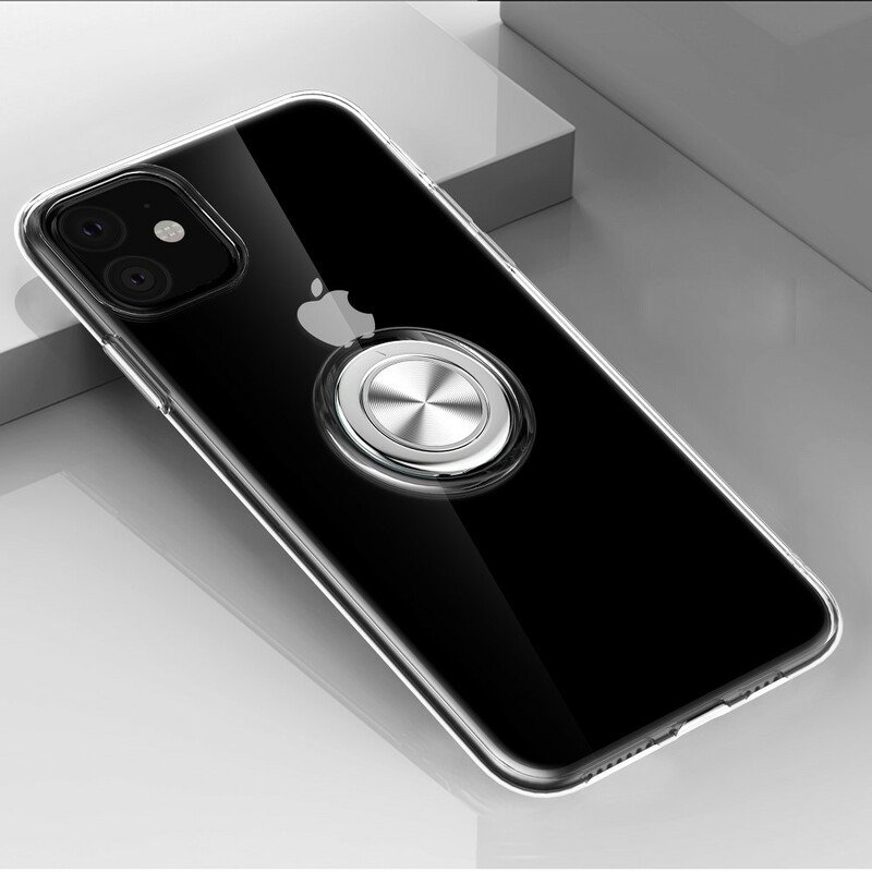 Skal iPhone 11 Transparent Med Ring-support