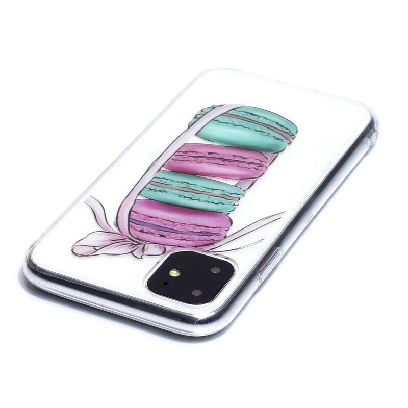 Skal iPhone 11 Transparenta Gourmetmacarons