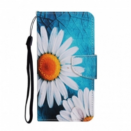 Fodral Samsung Galaxy S22 Ultra 5G Med Kedjar Thong Daisies