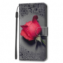 Fodral Samsung Galaxy S22 Ultra 5G Rosor Med Snodd