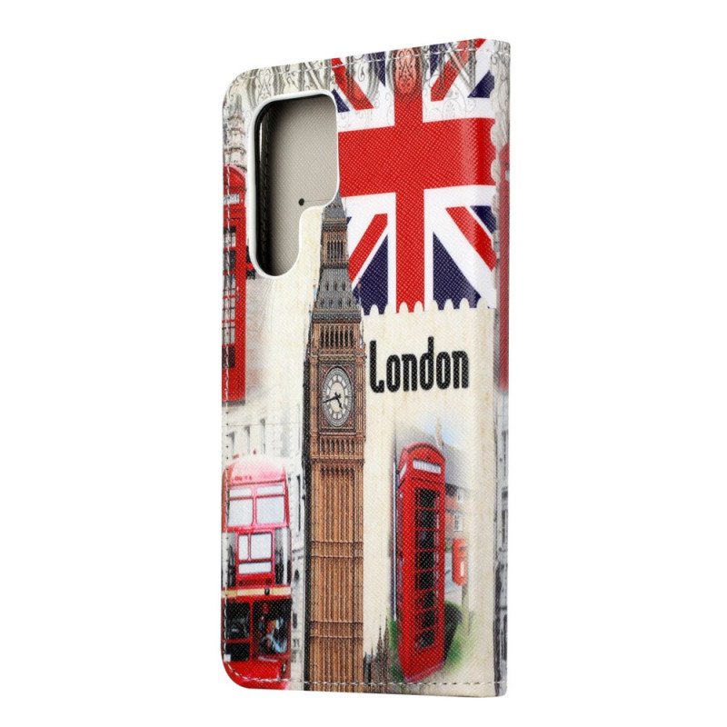 Folio-fodral Samsung Galaxy S22 Ultra 5G London Livet