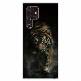 Skal Samsung Galaxy S22 Ultra 5G Flexibel Tiger