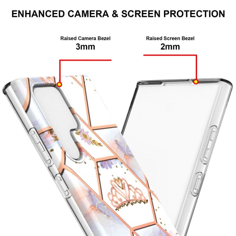 Skal Samsung Galaxy S22 Ultra 5G Marmorerad Krona