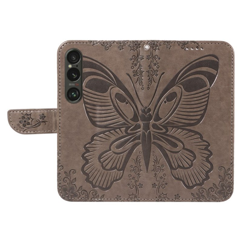 Fodral Sony Xperia 1 Vi Butterfly Graphic Lanyard