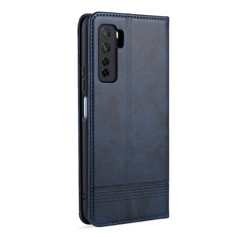 Folio-fodral Huawei P40 Lite 5G Läderfodral Azns Läder Styling