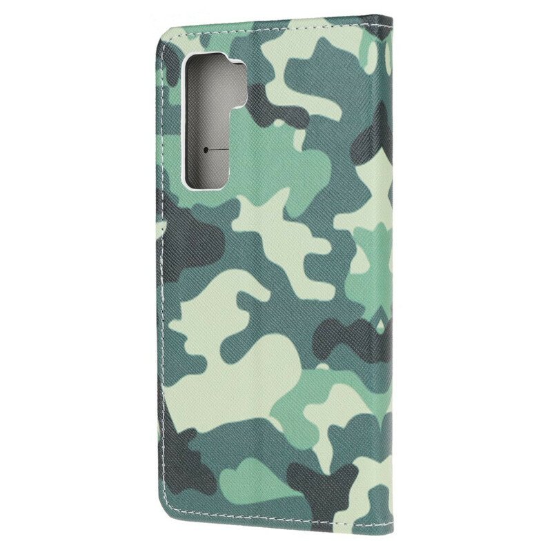 Folio-fodral Huawei P40 Lite 5G Militärt Kamouflage