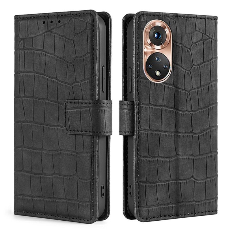 Fodral Huawei Nova 9 Skin-touch Crocodile