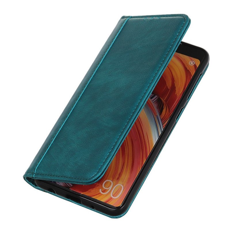 Folio-fodral Huawei Nova 9 Läderfodral Elegance Split Litchi Läder