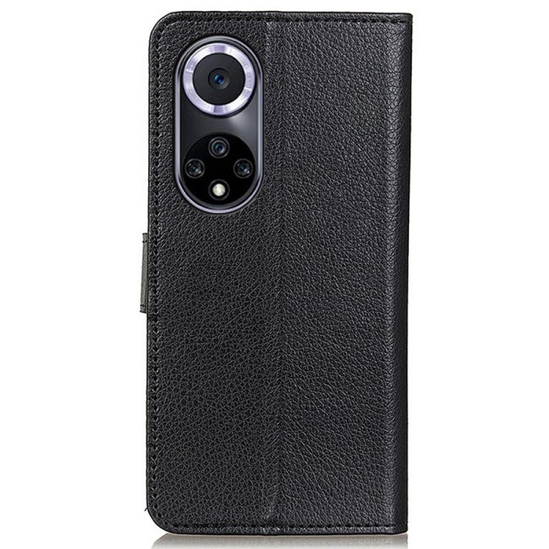 Folio-fodral Huawei Nova 9 Traditionellt Litchi