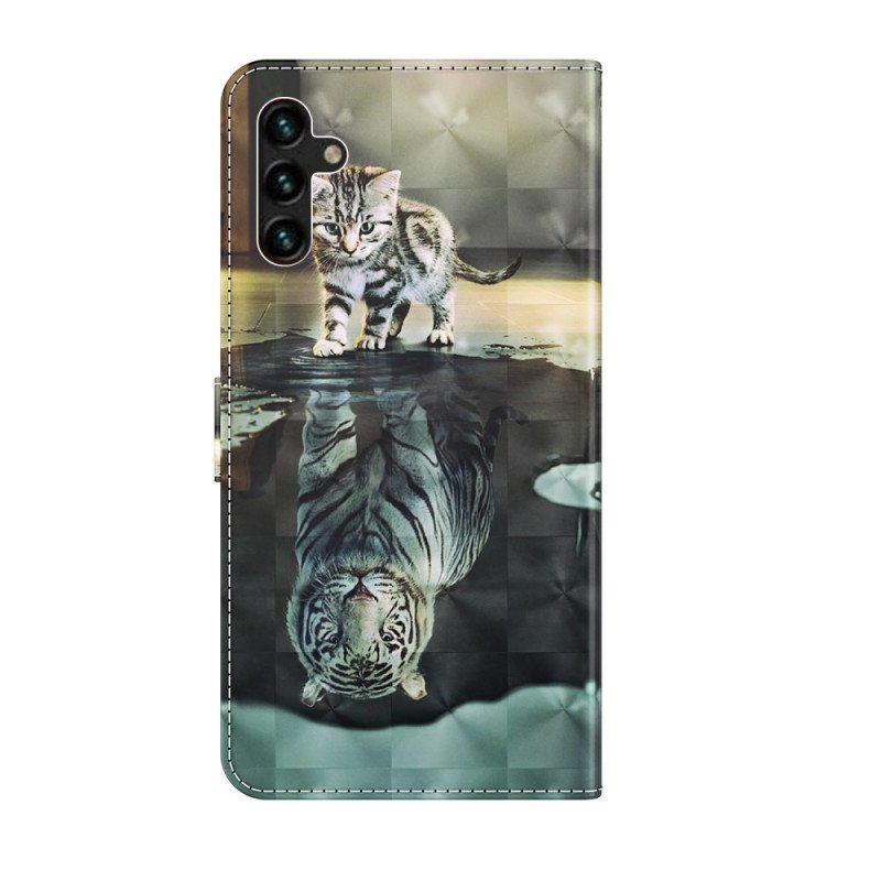 Folio-fodral Samsung Galaxy A13 5G / A04s Ernest Tigern