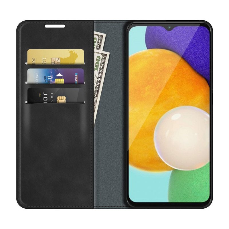 Folio-fodral Samsung Galaxy A13 5G / A04s Läderfodral Stil Läderdesign