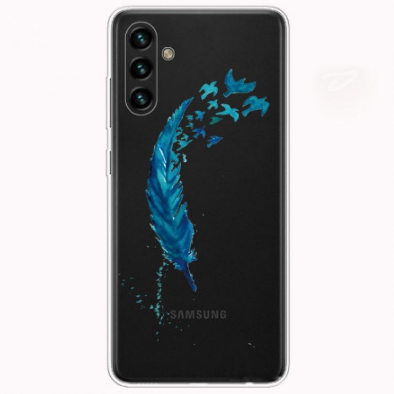 Mobilskal Samsung Galaxy A13 5G / A04s Vacker Fjäder