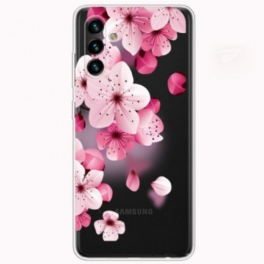 Skal Samsung Galaxy A13 5G / A04s Små Rosa Blommor