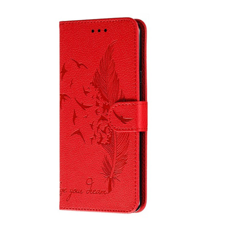 Fodral Samsung Galaxy A20s Faux Leather Lev Din Dröm