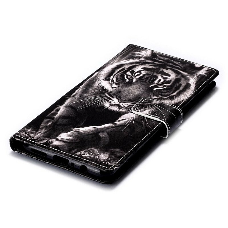 Folio-fodral Samsung Galaxy A20s Natttiger