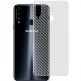 Ryggskyddsfilm För Samsung Galaxy A20S Carbon Style Imak