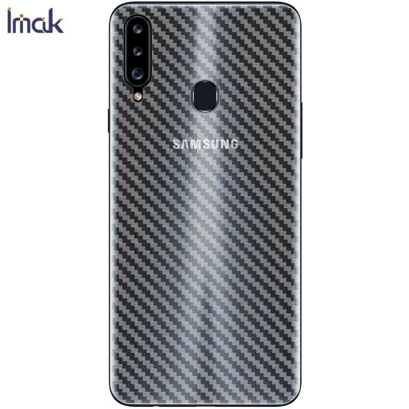 Ryggskyddsfilm För Samsung Galaxy A20S Carbon Style Imak