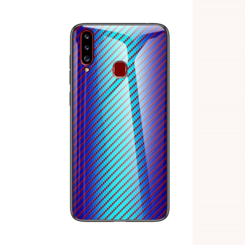 Skal Samsung Galaxy A20s Kolfiberhärdat Glas