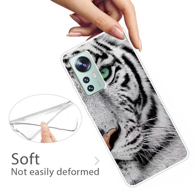 Skal Xiaomi 12 Pro Vit Tiger