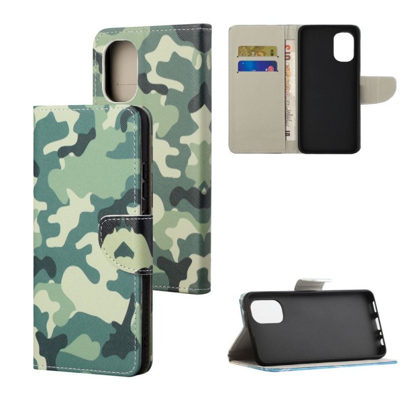 Fodral Moto G41 / G31 Militärt Kamouflage