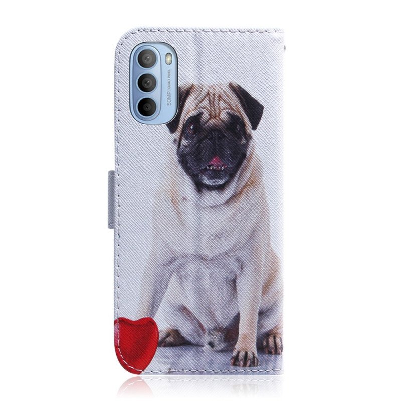 Fodral Moto G41 / G31 Mops Hund