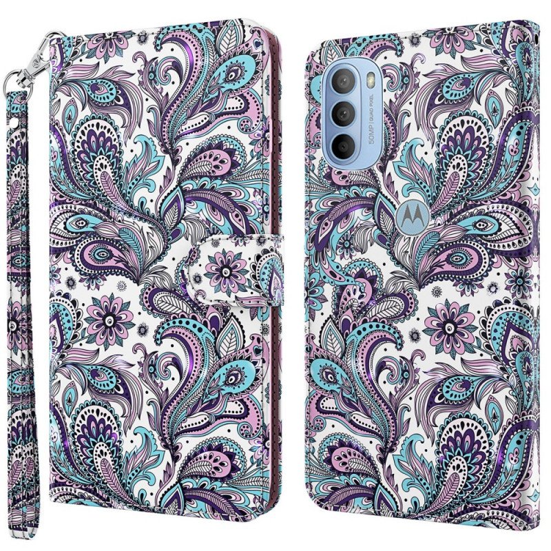 Fodral Moto G41 / G31 Paisley