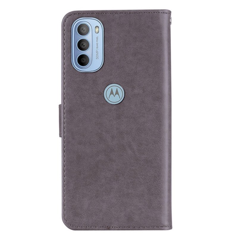 Fodral Moto G41 / G31 Uggla Mandala Och Charm