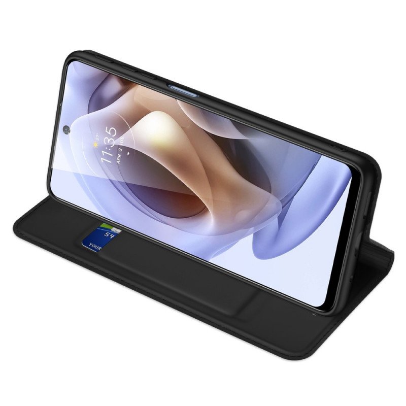 Folio-fodral Moto G41 / G31 Läderfodral Skin Pro Dux Ducis