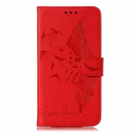 Fodral Samsung Galaxy A51 Faux Leather Lev Din Dröm