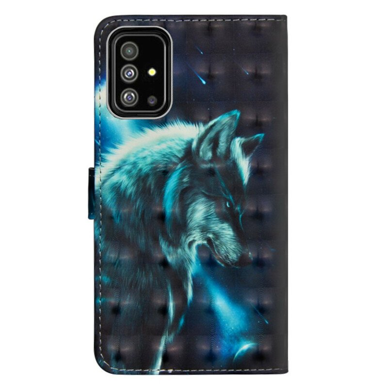 Fodral Samsung Galaxy A51 Majestätiska Varg