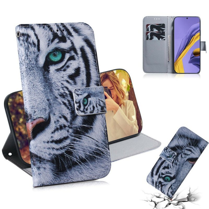 Fodral Samsung Galaxy A51 Tiger Face