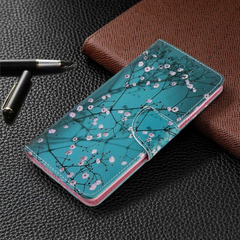 Folio-fodral Samsung Galaxy A51 Blommande Träd