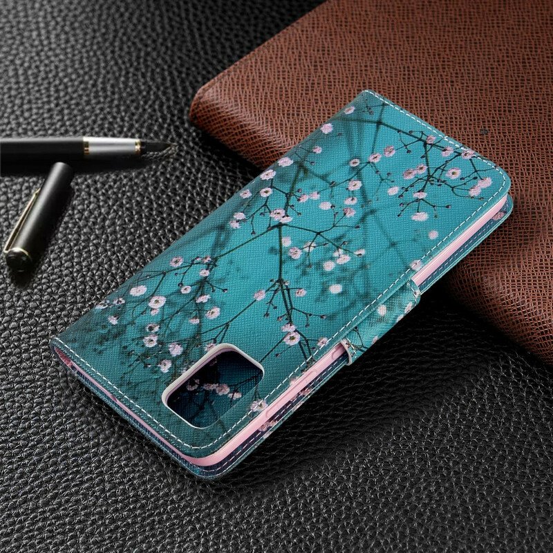 Folio-fodral Samsung Galaxy A51 Blommande Träd