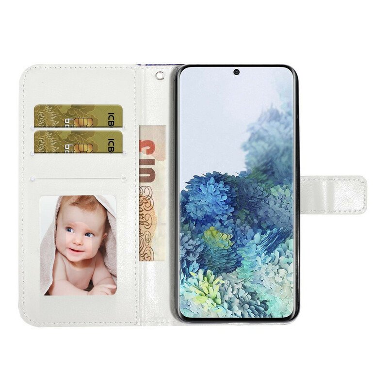 Folio-fodral Samsung Galaxy A51 Kunglig Skalle