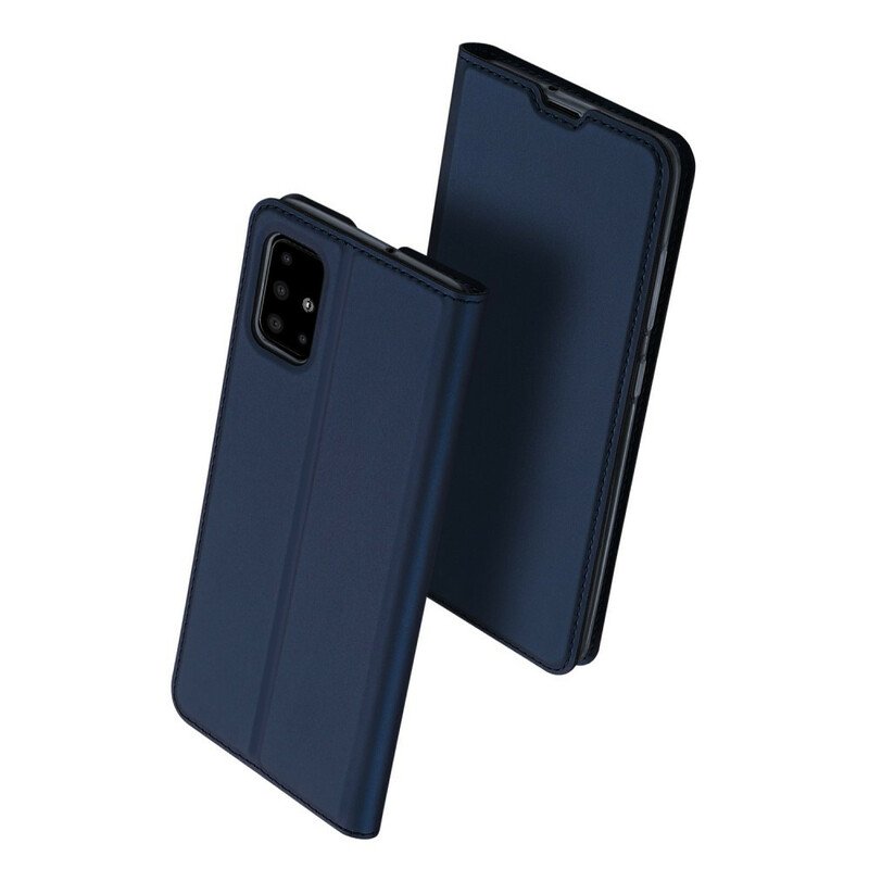 Folio-fodral Samsung Galaxy A51 Läderfodral Skin Pro Dux Ducis